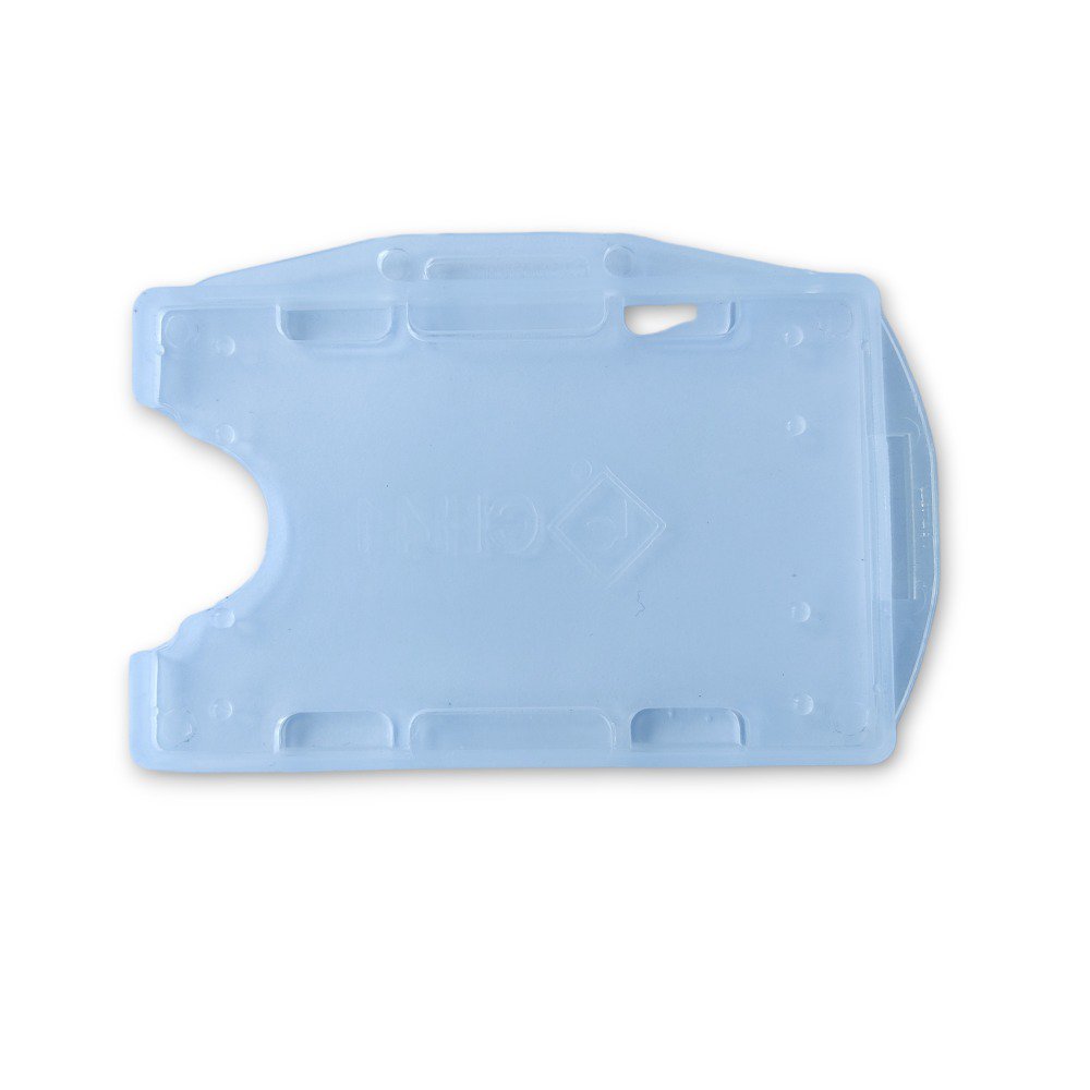 Both Side Insert ID Card Holder Horizontal and Vertical Cards with Natural Color_CH - 41 H&V